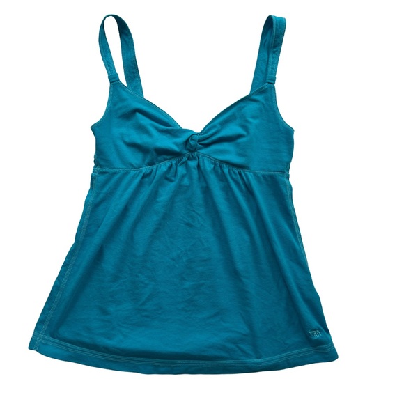 Abercrombie & Fitch Tops - Y2K ABERCROMBIE & FITCH BLUE BABYDOLL TANK TOP SLEEVELESS SIZE M MOOSE
